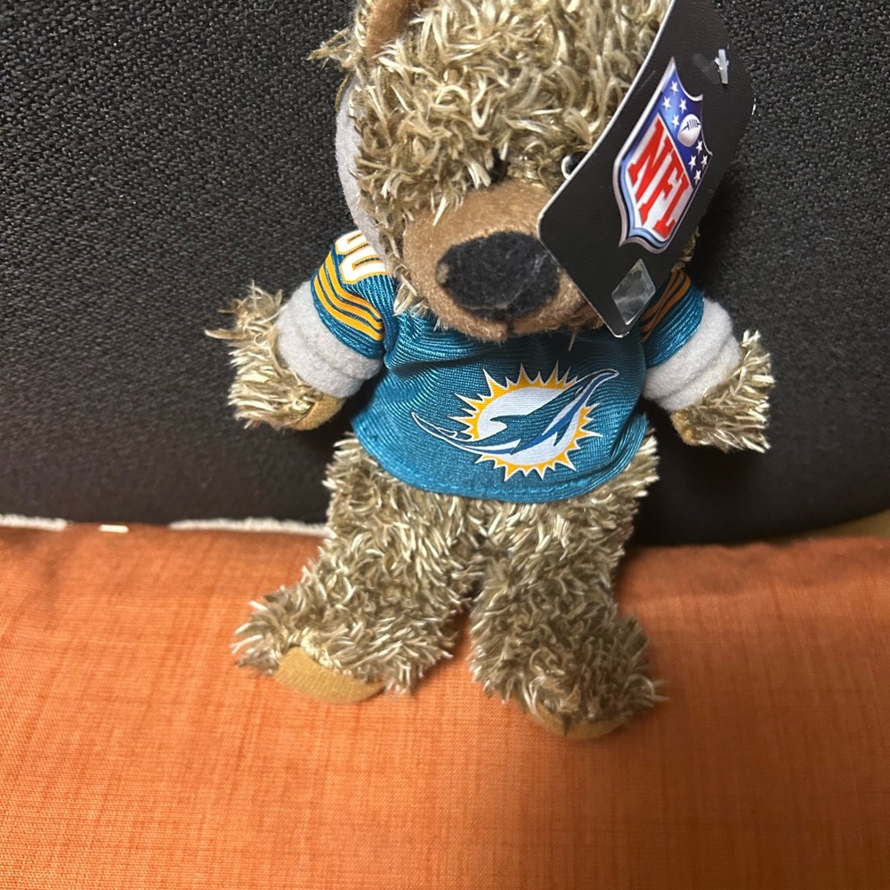 Hooded Miami Dolphins, teddy bear